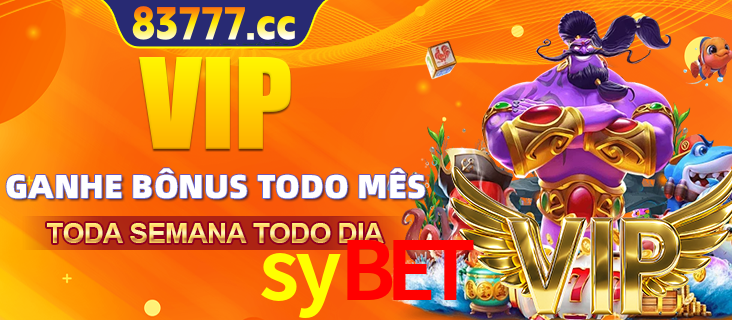 Banner promocional do sybet oferecendo 100% de recompensas adicionais contínuas para quem fizer o login diário (Daily sign-in), com um mascote de coelho.
